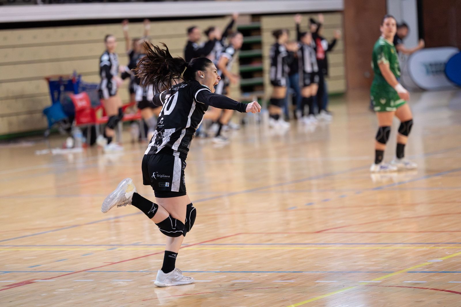 Sole López celebra.