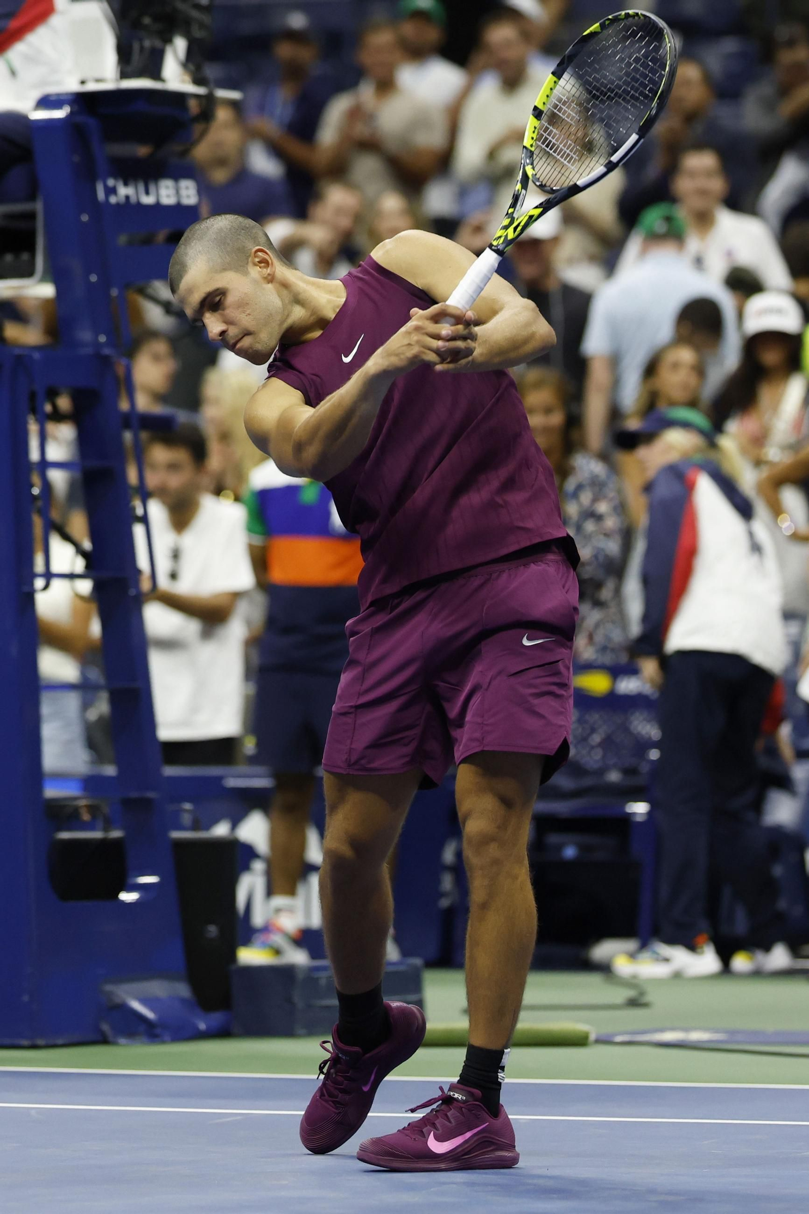 Las fotos del nuevo 'look' de Alcaraz en el Open USA