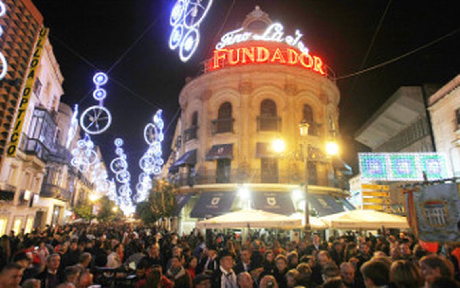 Inaugurada la primera fase del alumbrado navideño