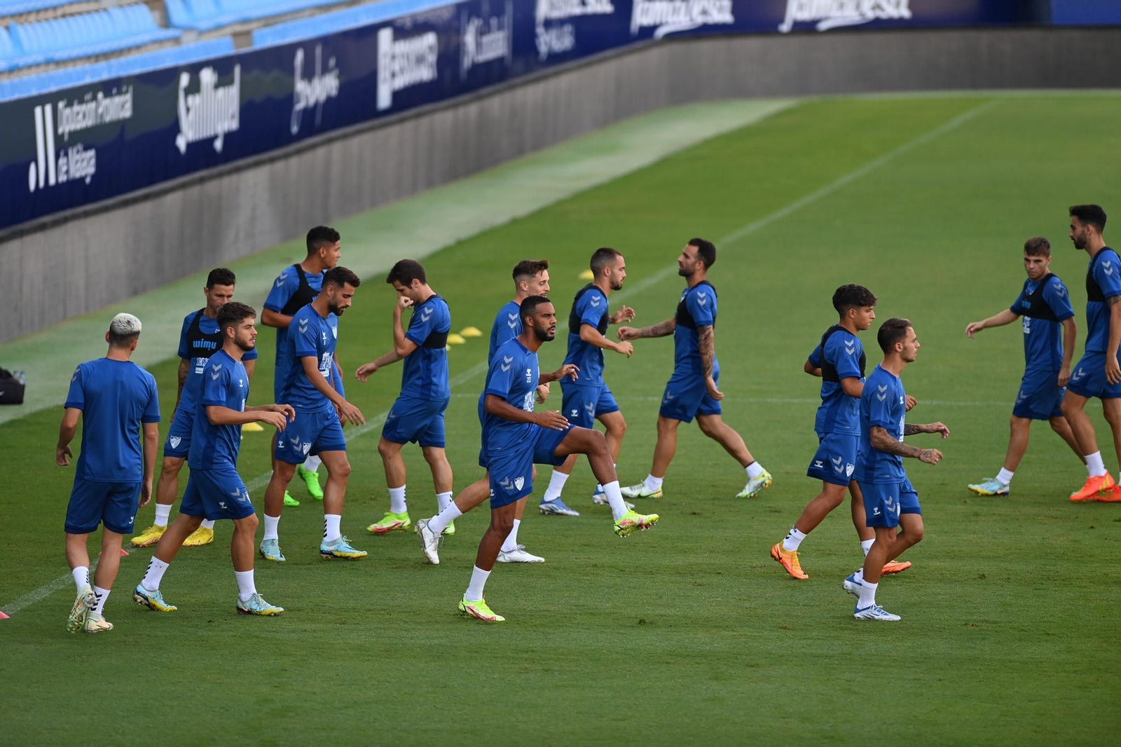 Así trabaja el Málaga CF antes de visitar al CD Mirandés