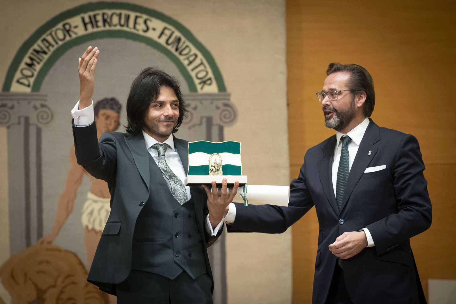 Así ha sido el acto de las banderas de Andalucía celebrado en Granada