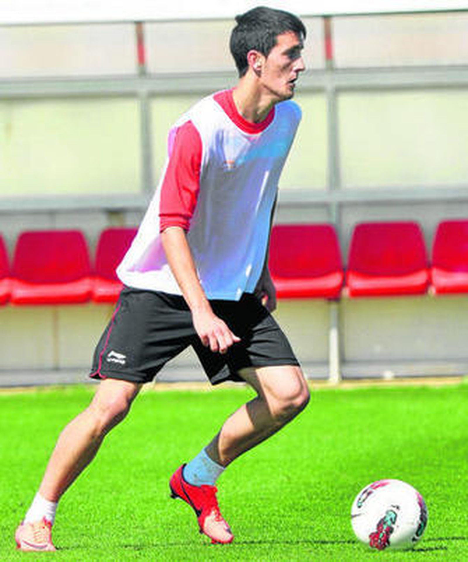 Luis Alberto, en un entrenamiento con el Sevilla.