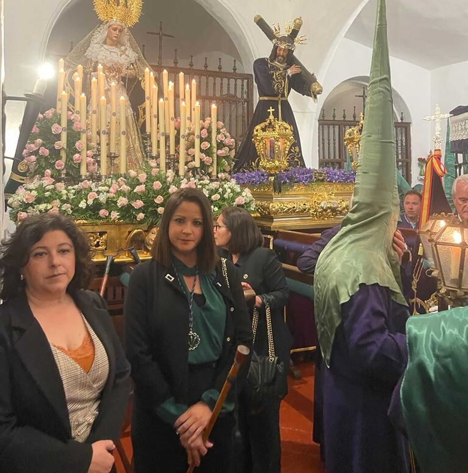 Jesús Nazareno y la Virgen de la Esperanza, en Fuente Obejuna.