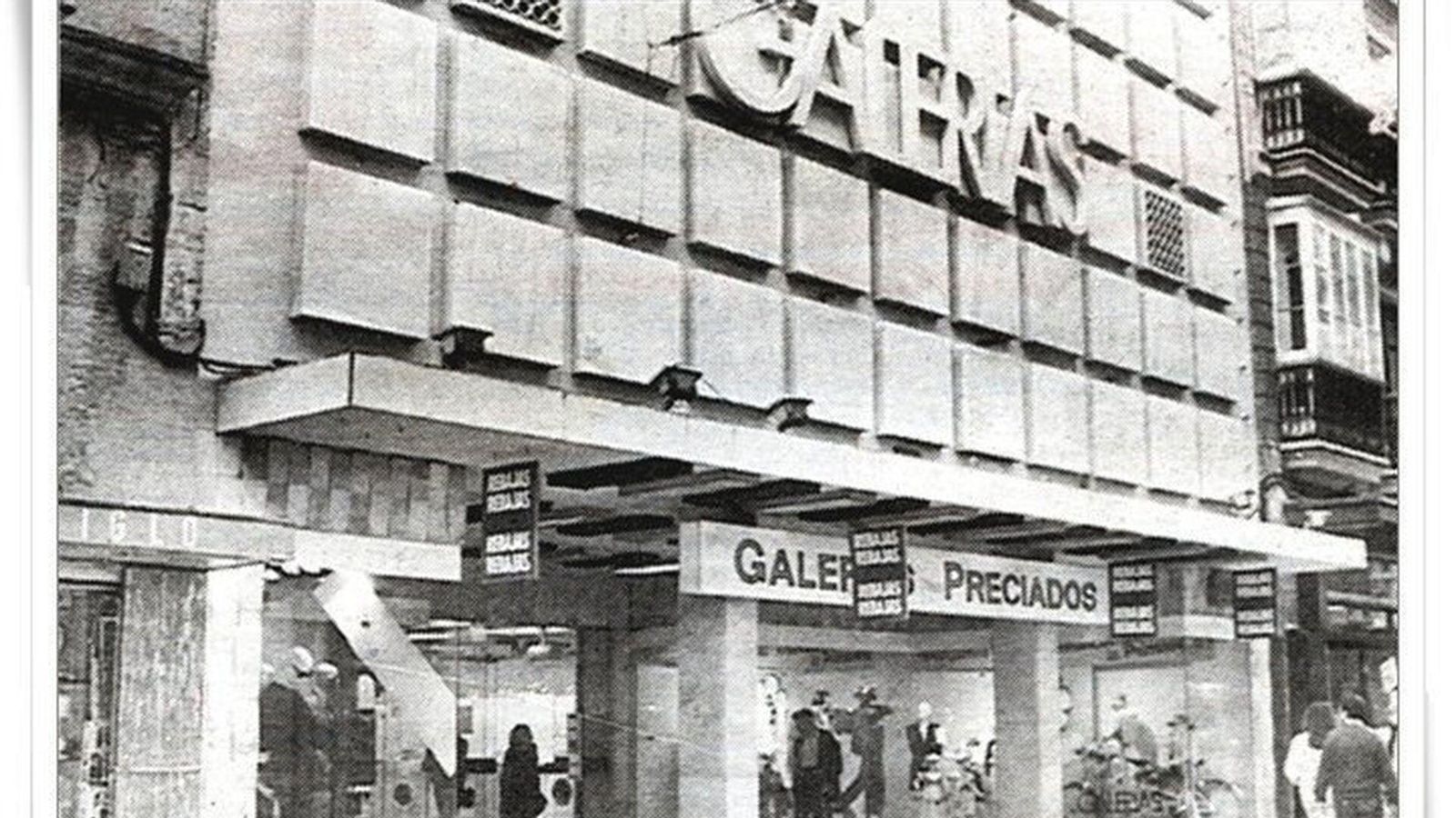 Galerías Preciados en la calle Ancha.