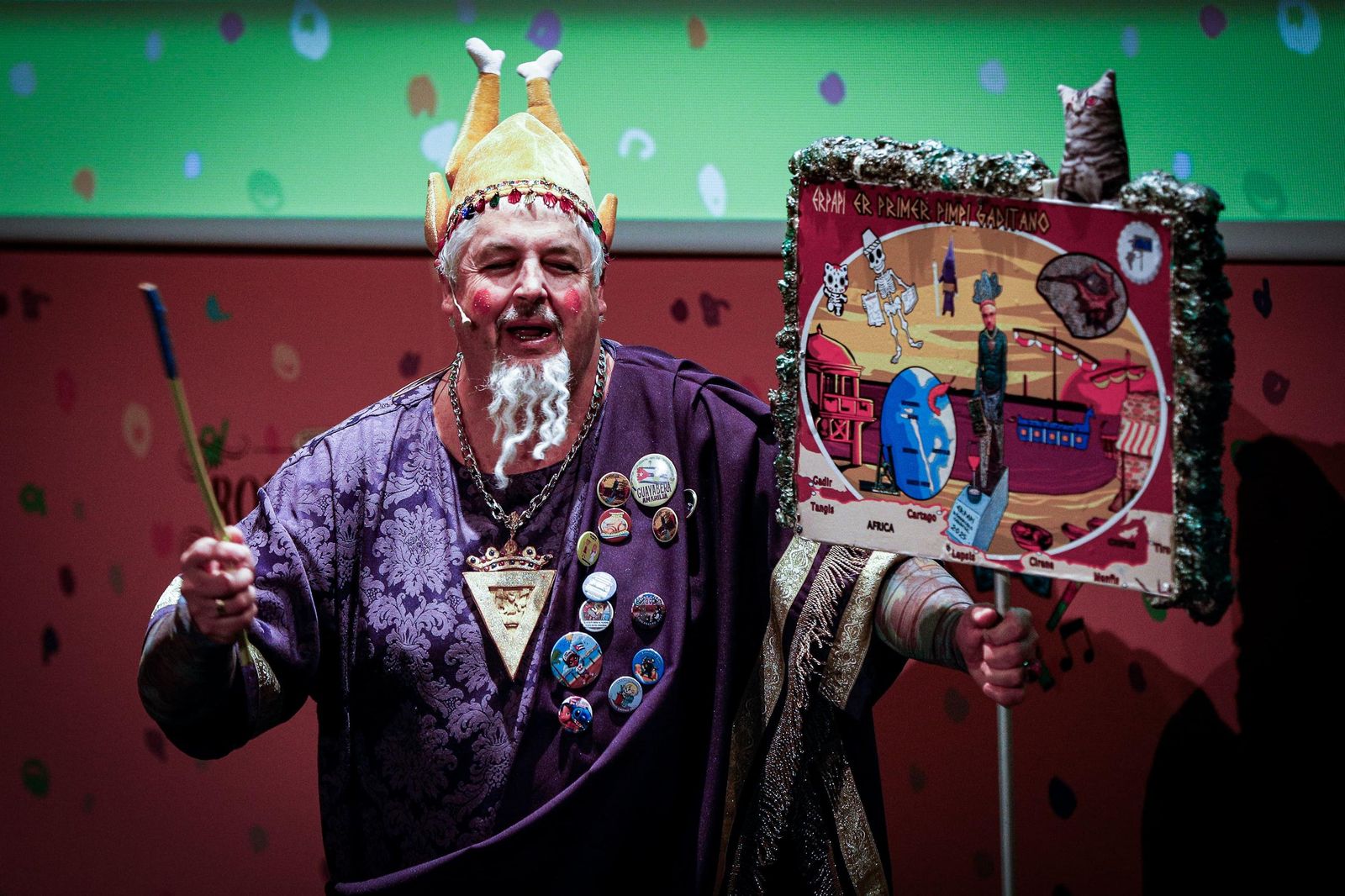Carnaval en San Fernando: gran ambiente en el Concurso de Romanceros
