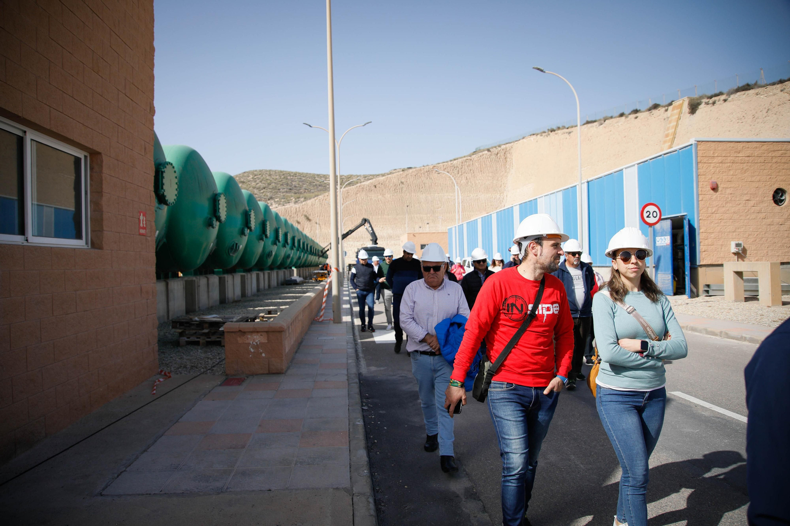 CUCN visita la desaladora de Carboneras y las balsas de Níjar