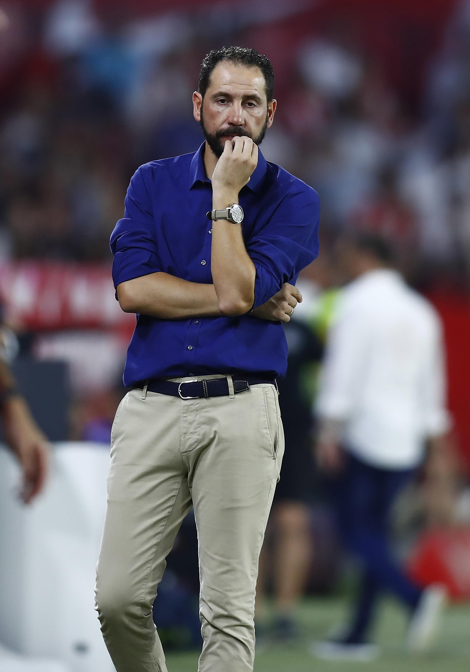 Pablo Machín, en el transcurso del partido.