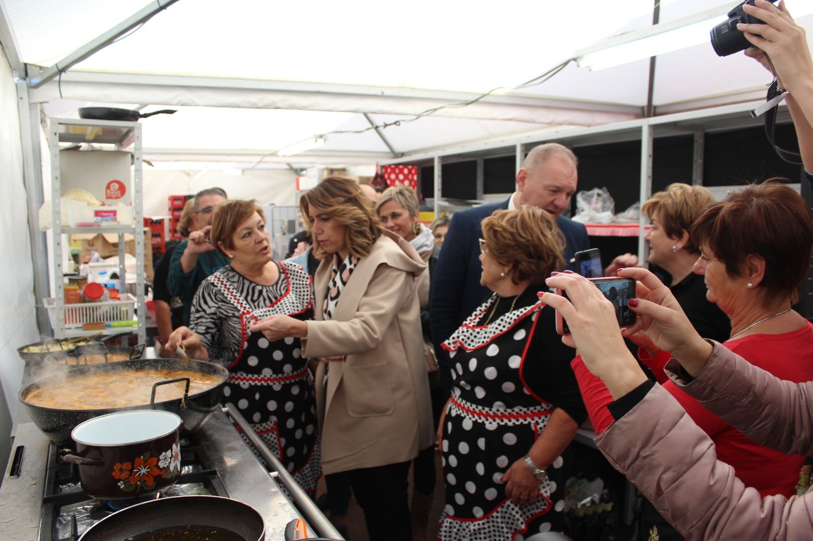 Susana Díaz visita la Feria de Cuevas del Almanzora