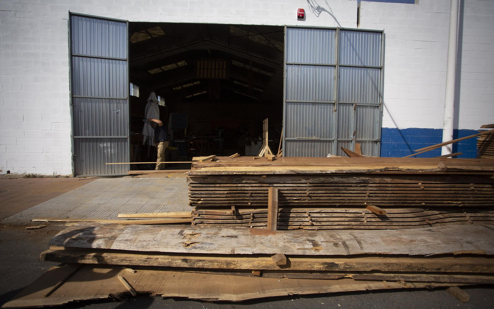 La Nao Victoria 500 se construye en un astillero de Punta Umbría