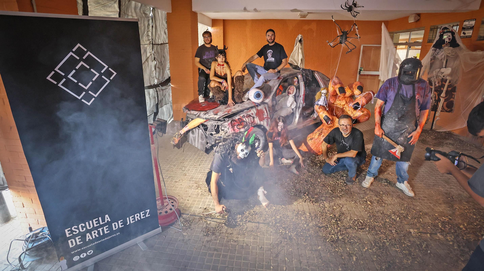 Mucho miedo en el pasaje del terror del IES Andrés Benítez