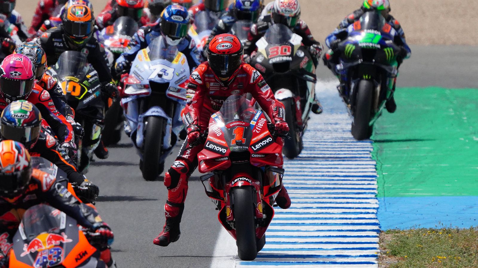 Carrera de MotoGP en el Circuito de Jerez