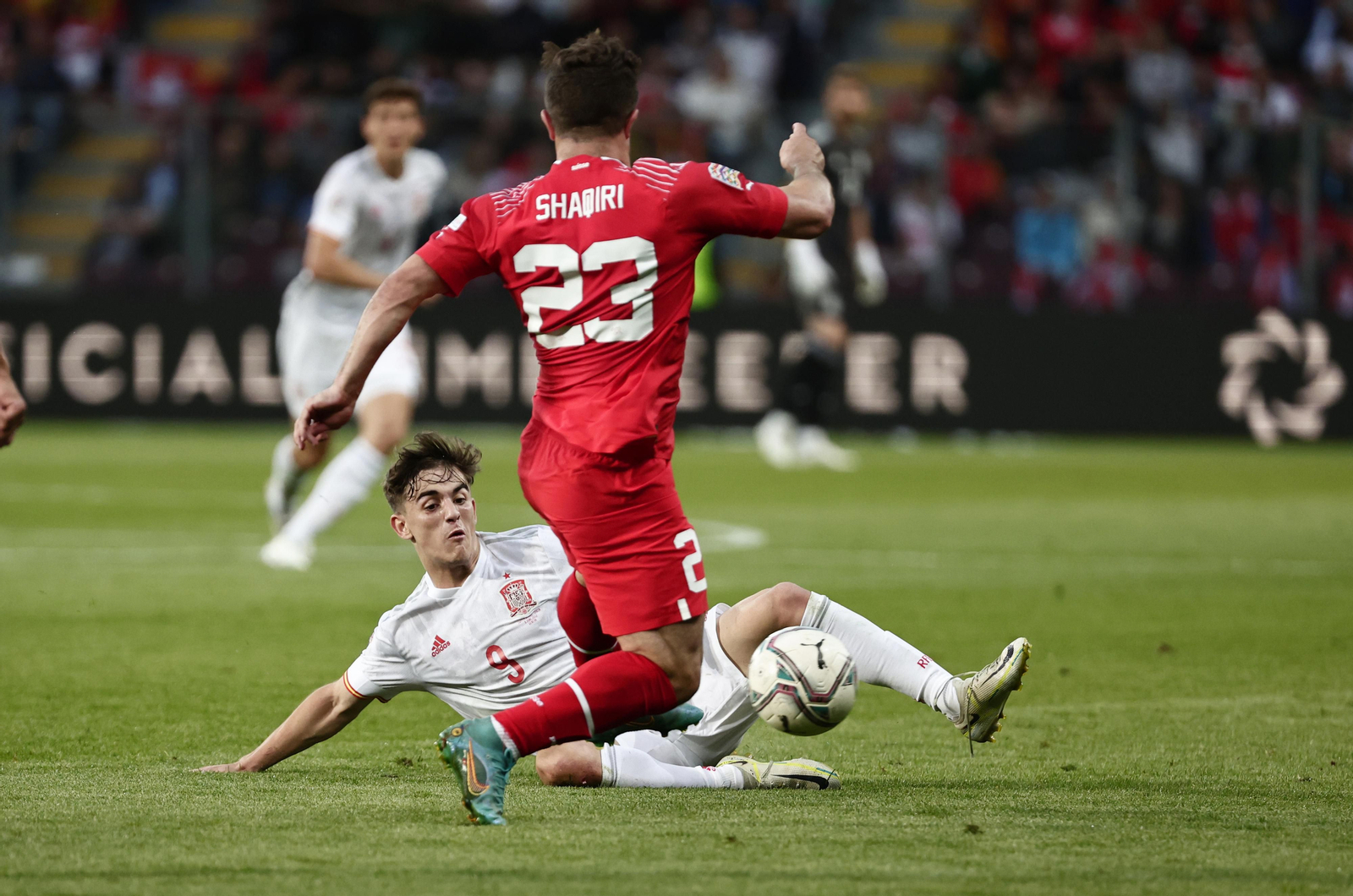 El Suiza - España de la Nations League, en imágenes