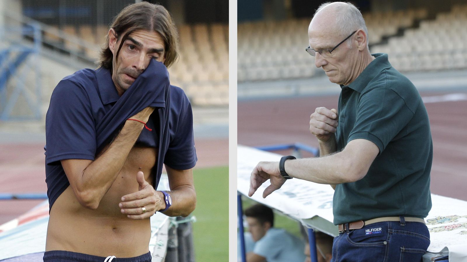 Los argentinos Pendín y Fontana, técnicos en el primer derbi.