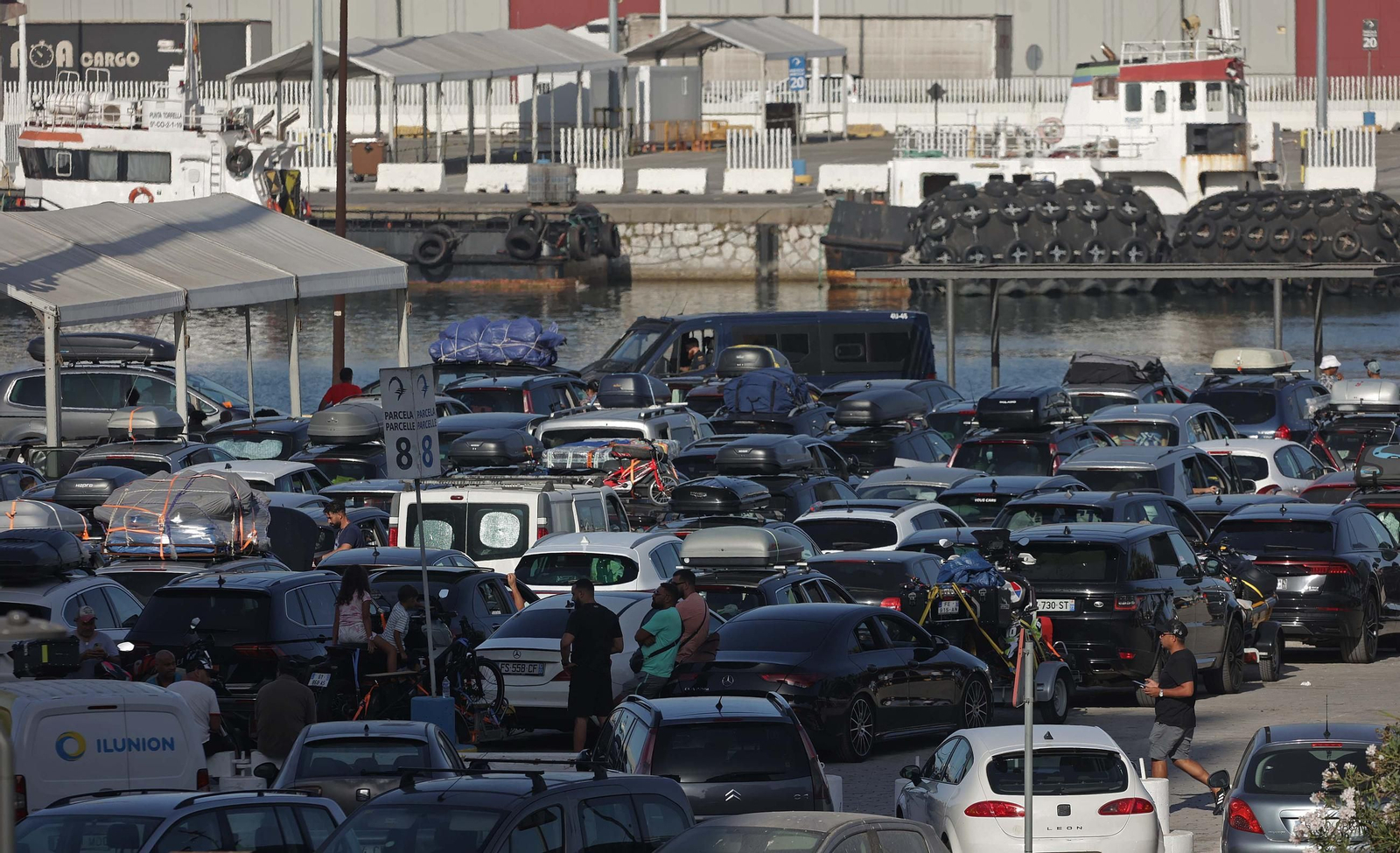 Fotos del primer sábado de agosto en la Operación Paso del Estrecho en Algeciras
