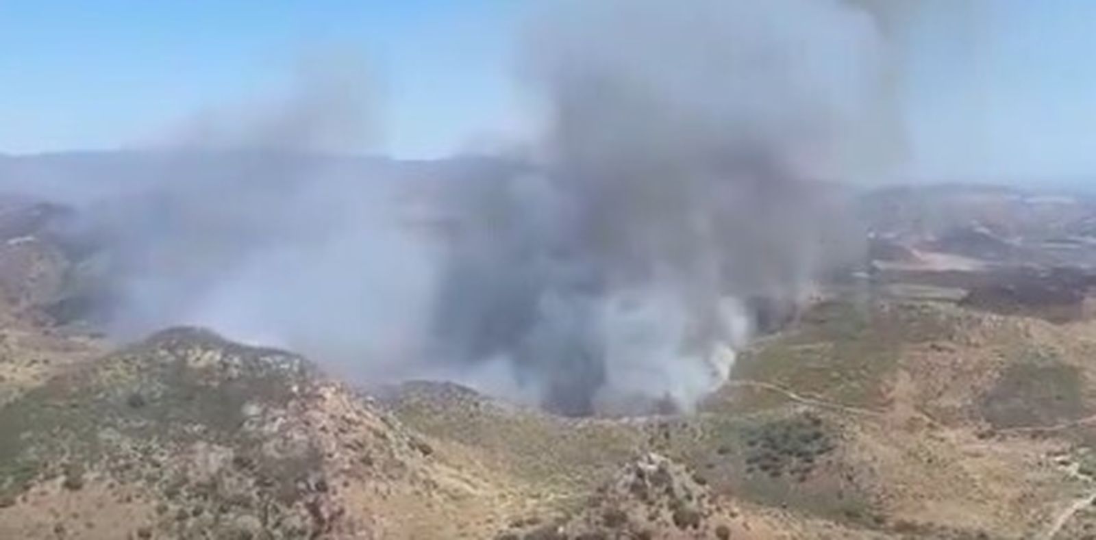 Incendio en el municipio de Almogía.