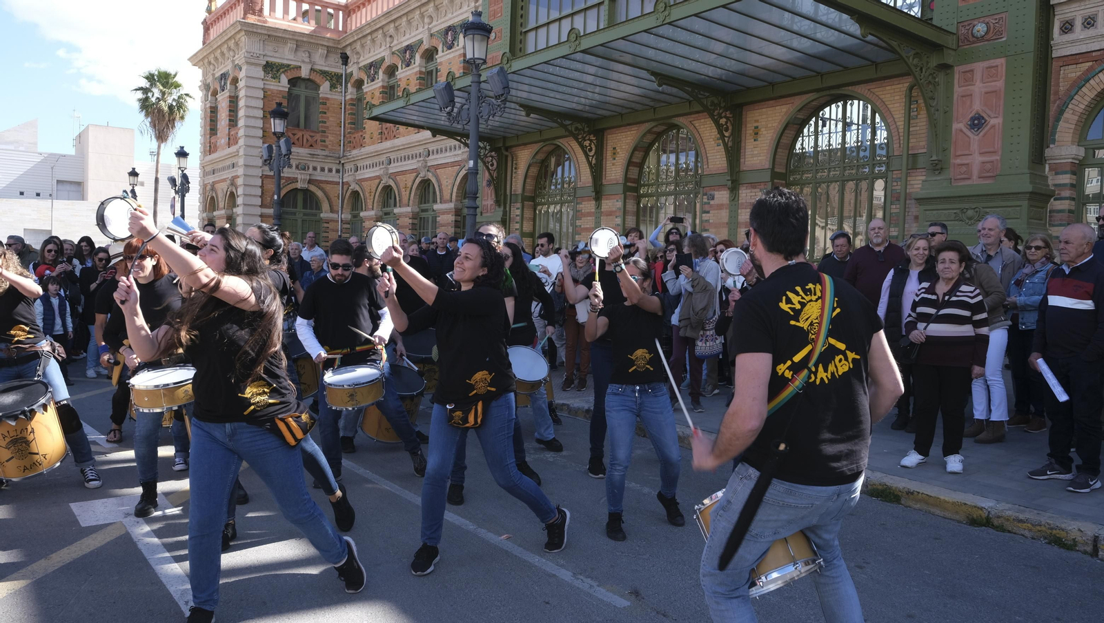 Las mejores imágenes del octavo aniversario de la Mesa del Ferrocarril de Almería