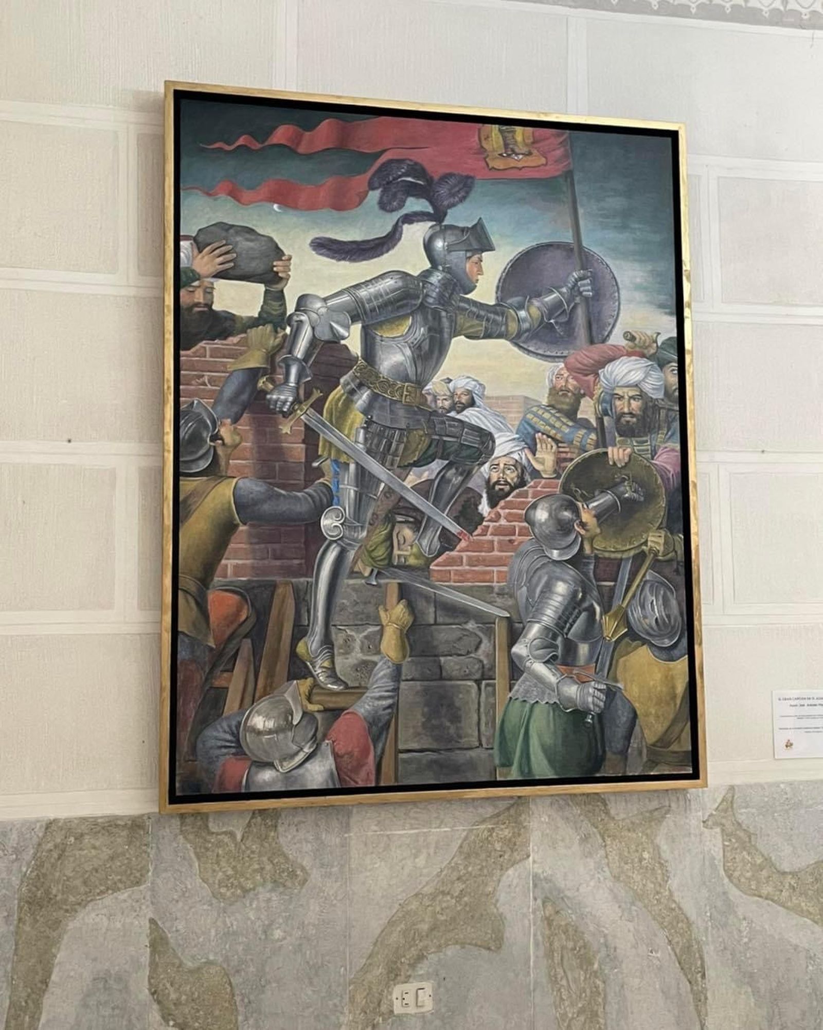 Montefrío estrena una copia de un cuadro de Madrazo financiada por los agricultores