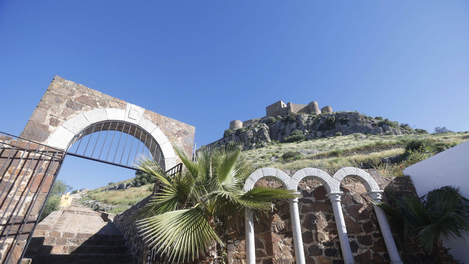 Vista del castillo de Belmez