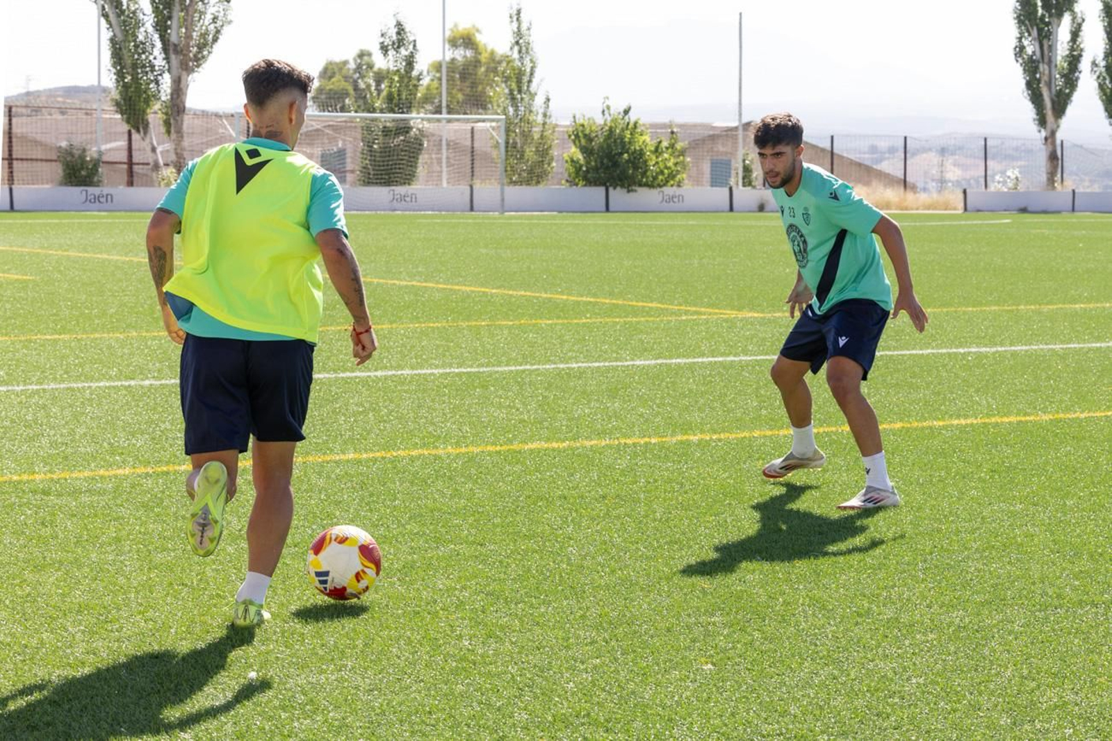 El primer entrenamiento del Real Jaén de la temporada 2025-26