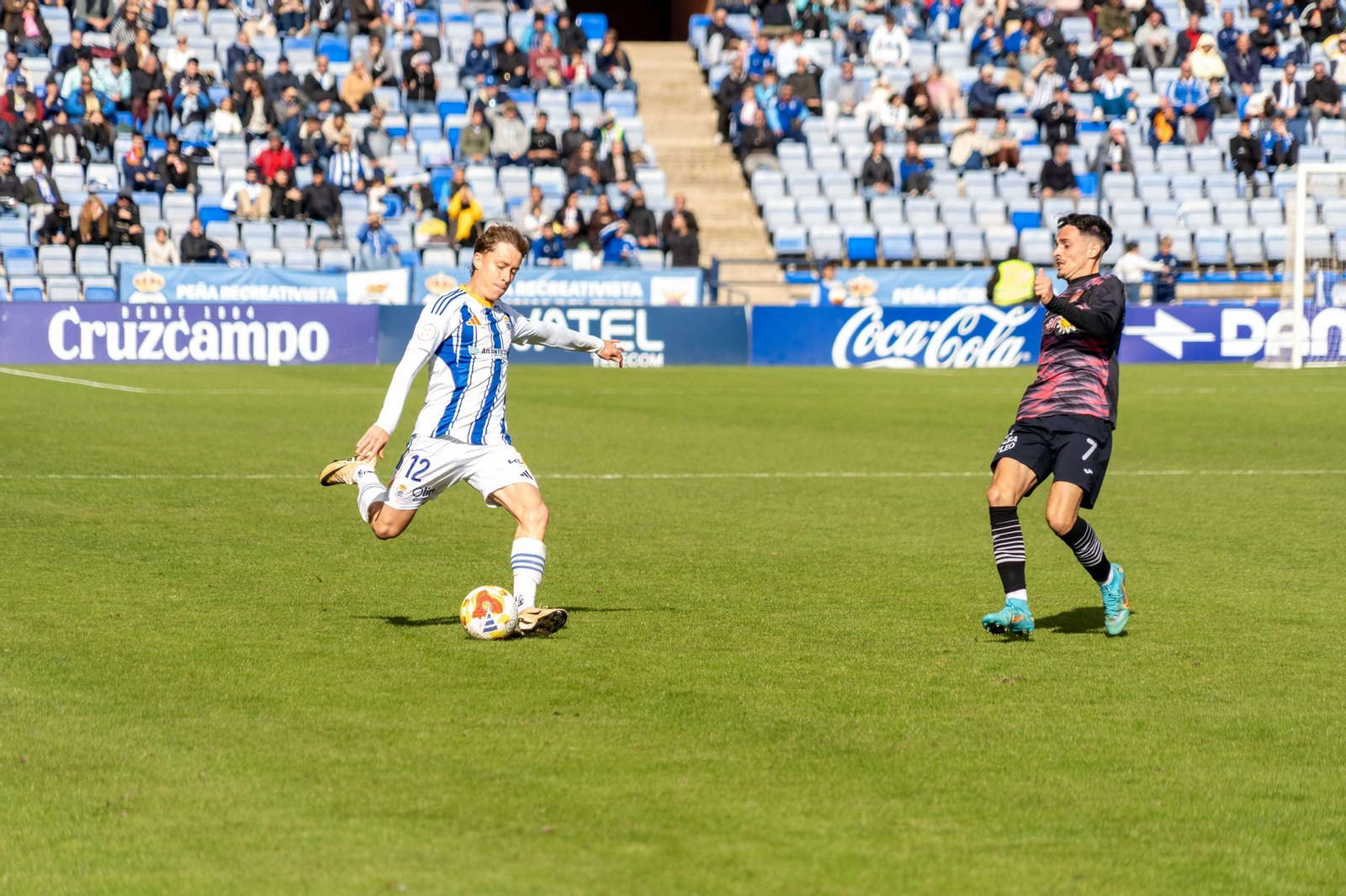 Las mejores imágenes del partido Recreativo de Huelva-Águilas