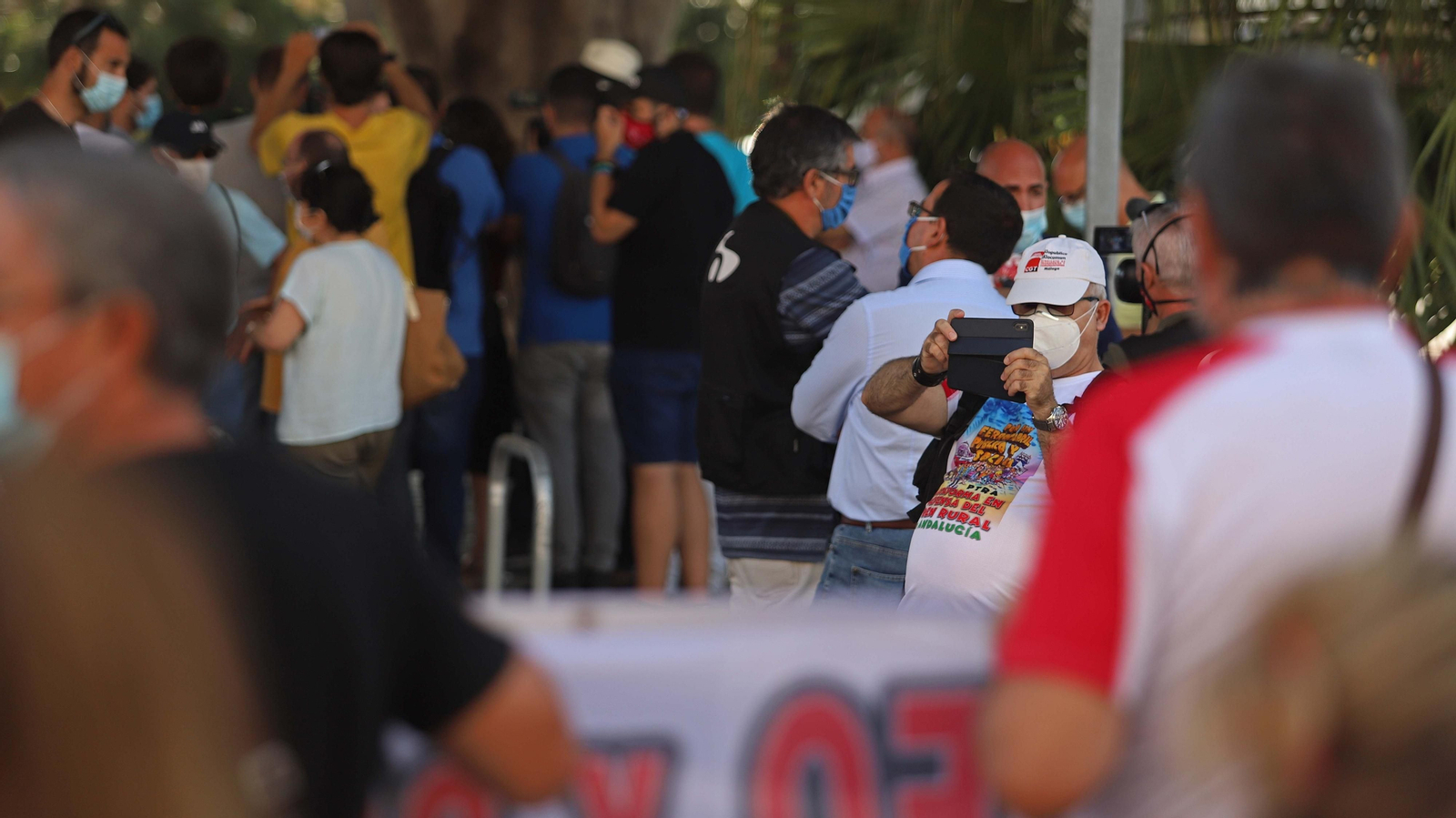 Concentración por el tren en Algeciras