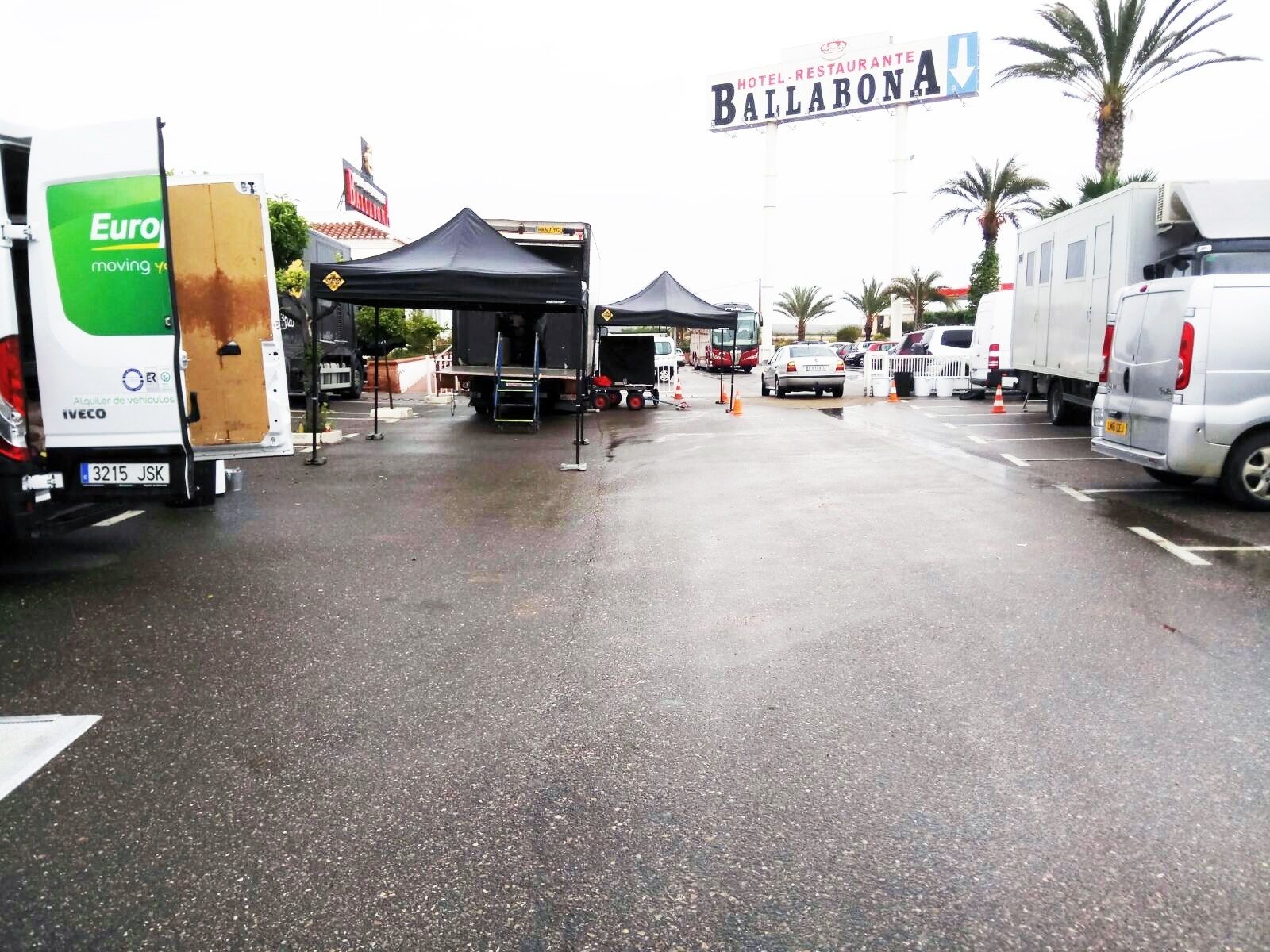 El Restaurante de La Ballabona ha sido escenario del rodaje de esta serie que ya grabó en Almería.