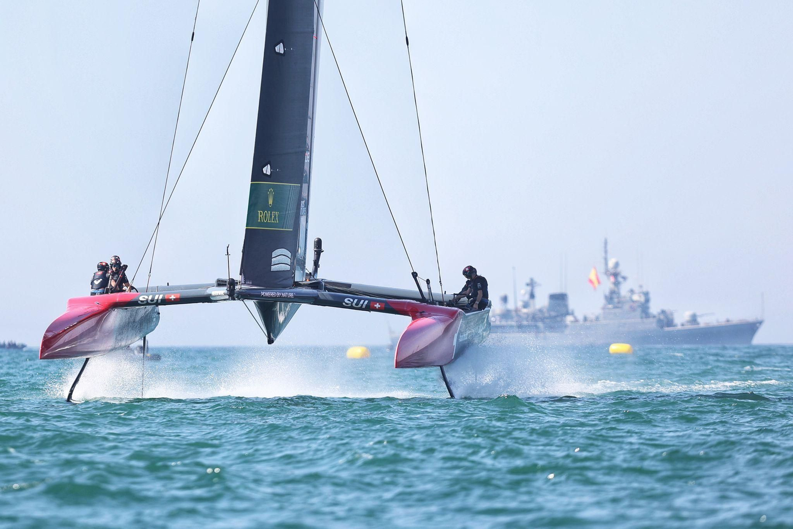 Sail GP Cádiz: El primer entrenamiento ya deja imágenes espectaculares