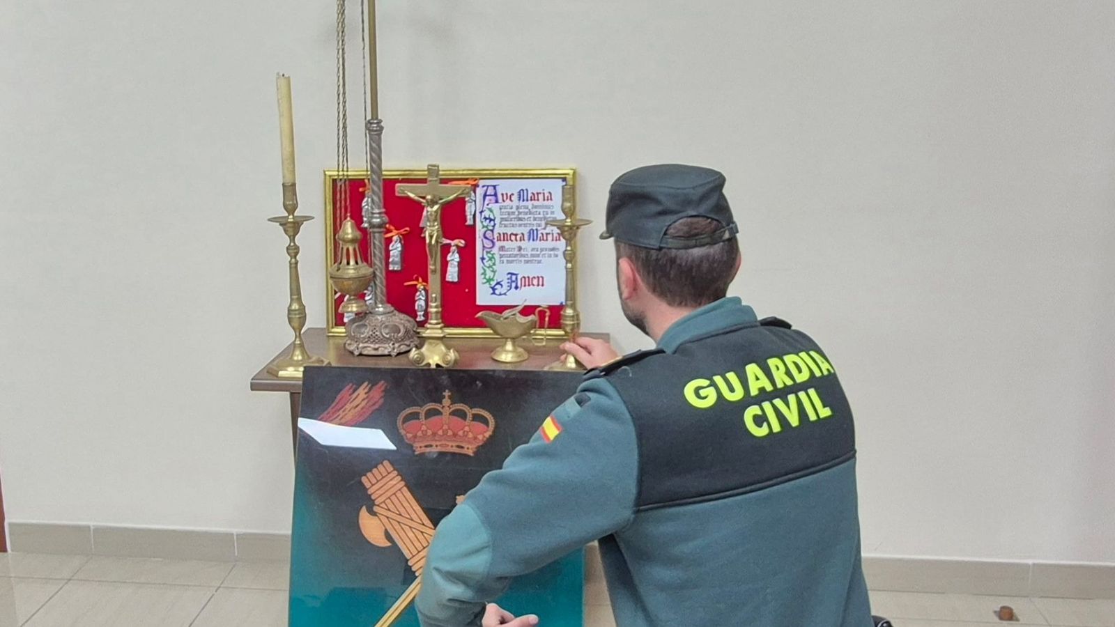 Objetos recuperados en Baena.