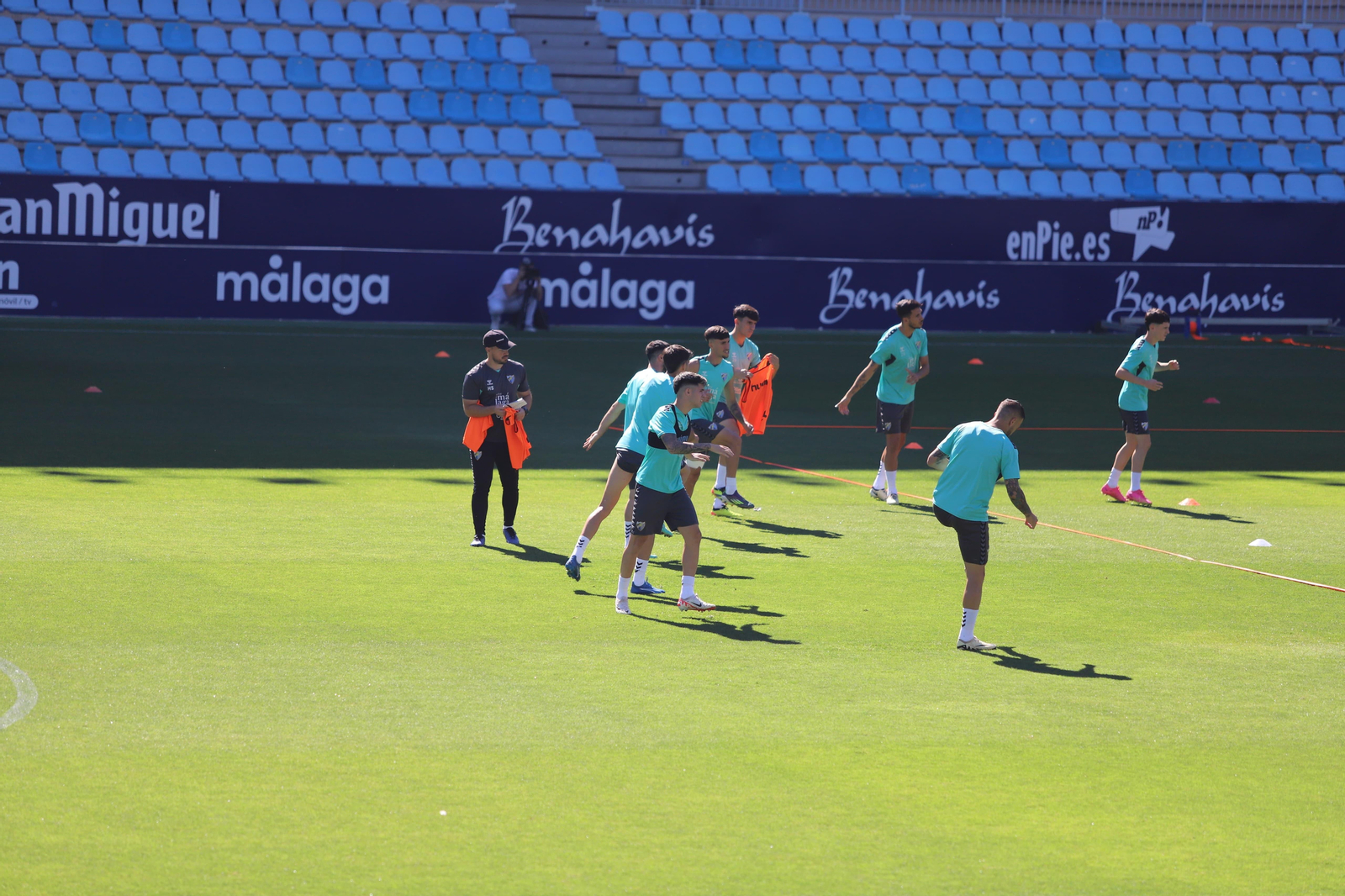 Las fotos del último entrenamiento del Málaga de la temporada