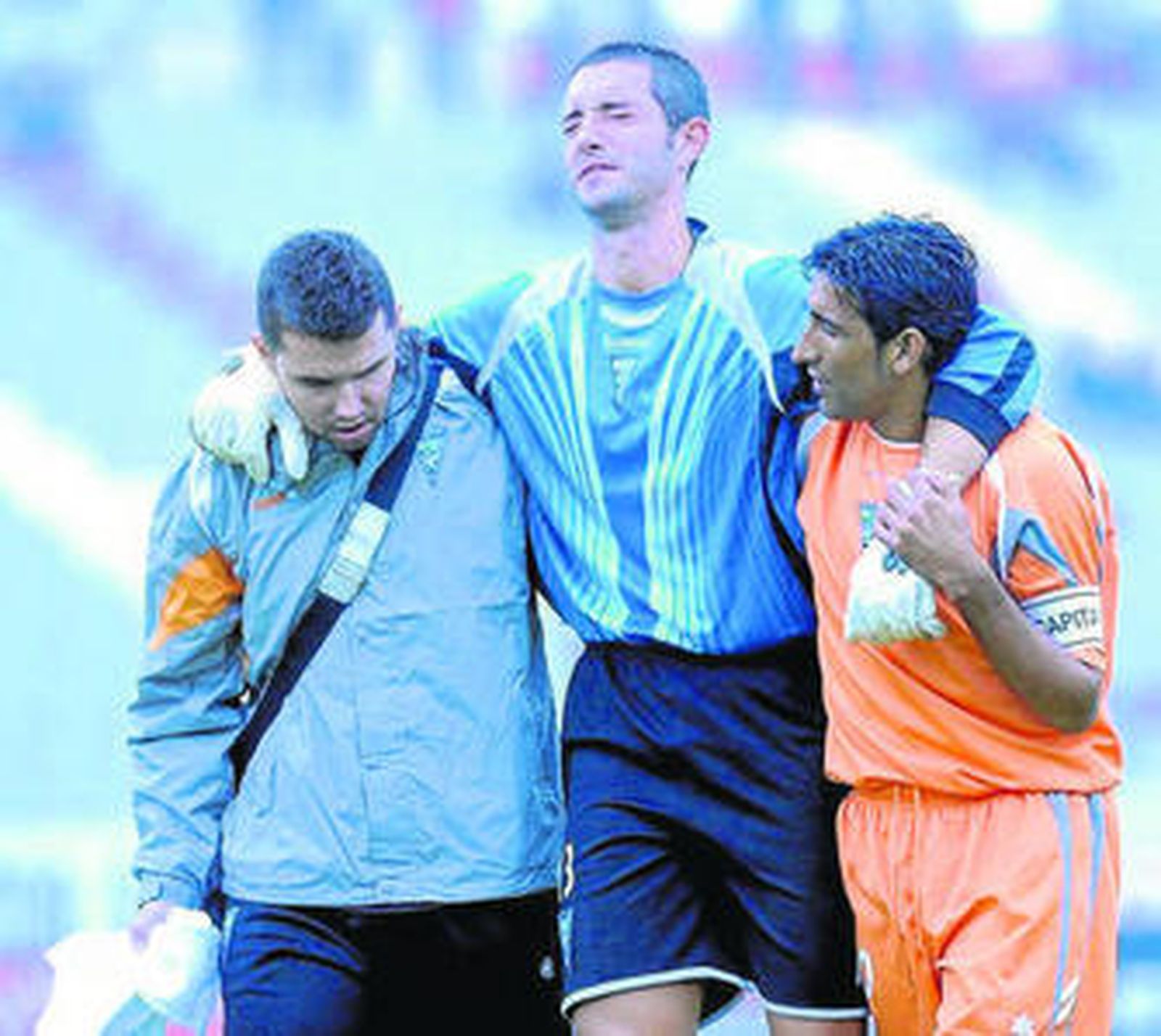 Ubierna cayó lesionado en la visita del Poli a Jaén.