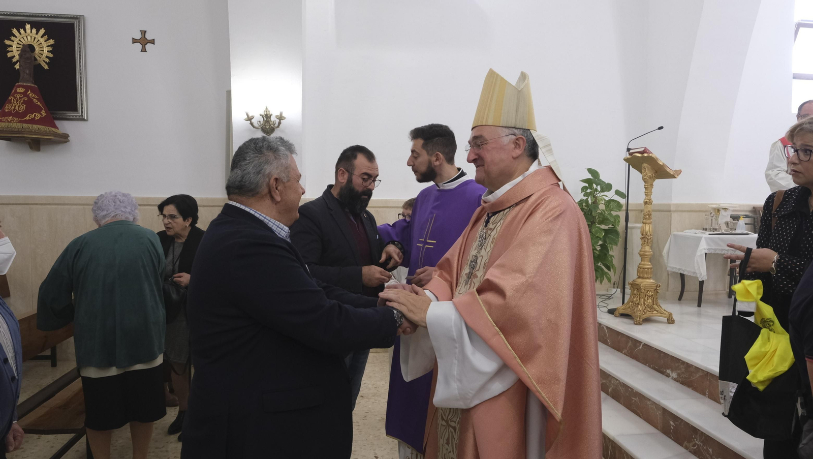 Imágenes de la bendición de la Borriquita de El Alquián, por el Obispo de Almería