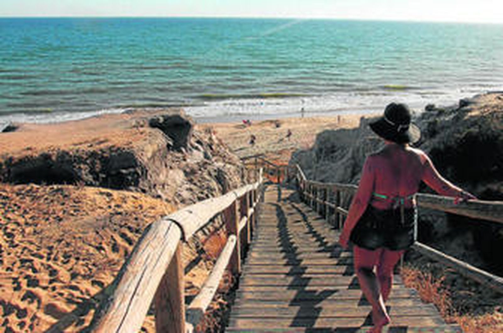 La playa naturista de Huelva