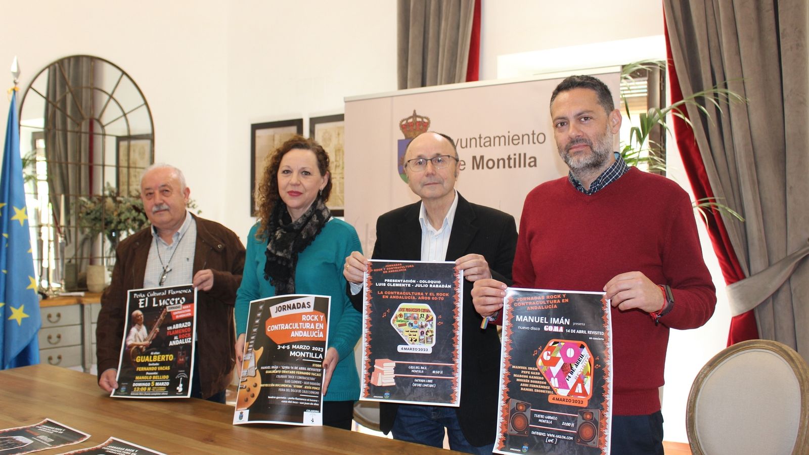 Presentación de las I Jornadas del Rock y la Contracultura de Andalucía.