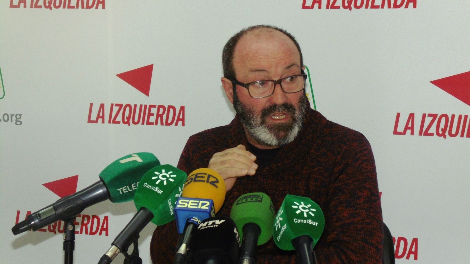 Pedro Jiménez, portavoz de IU.