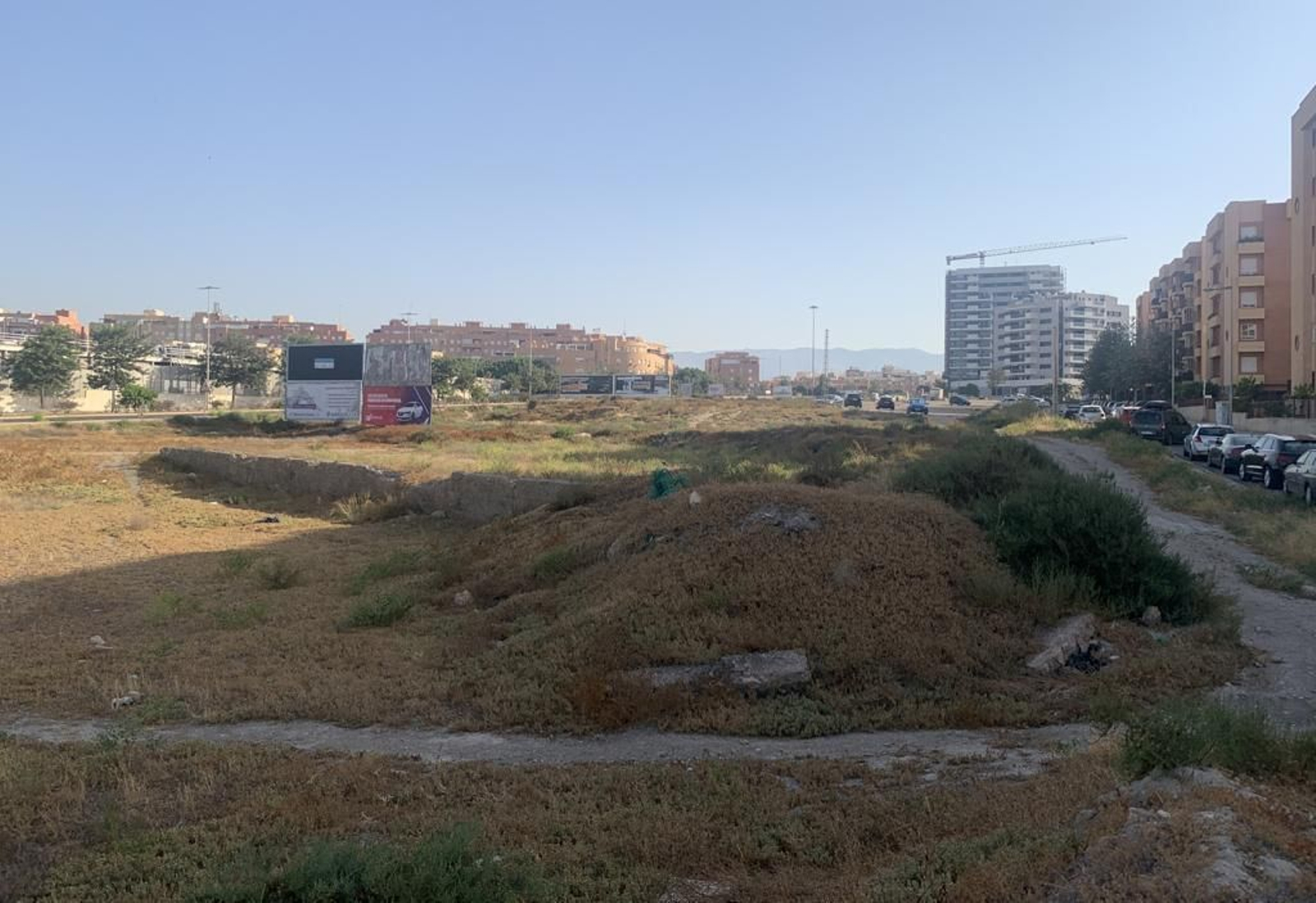 Terrenos donde está prevista la edificación de casi medio millar de viviendas