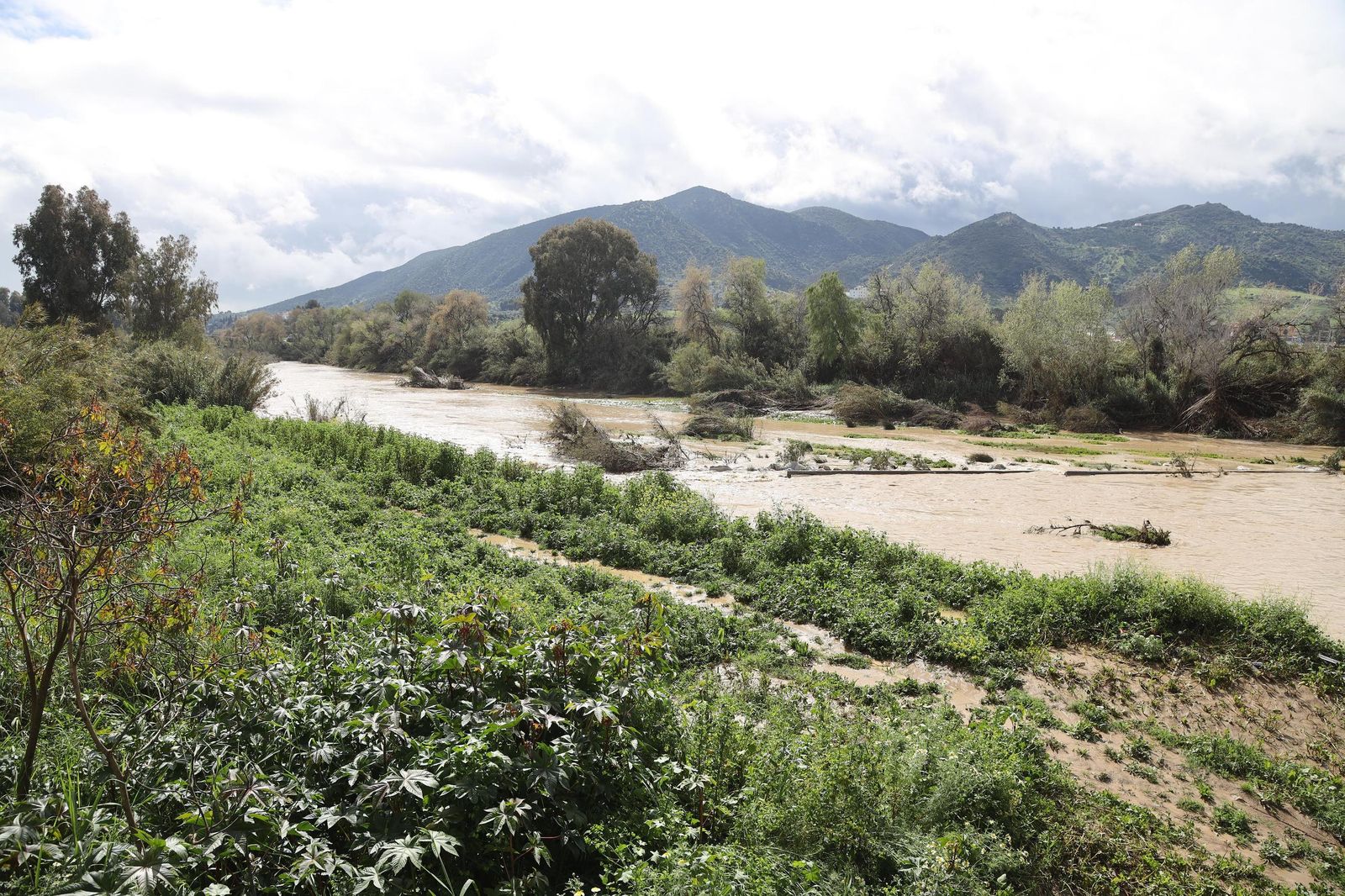 Imagenes de la provincia de Málaga tras el paso de la borrasca 'Jana'