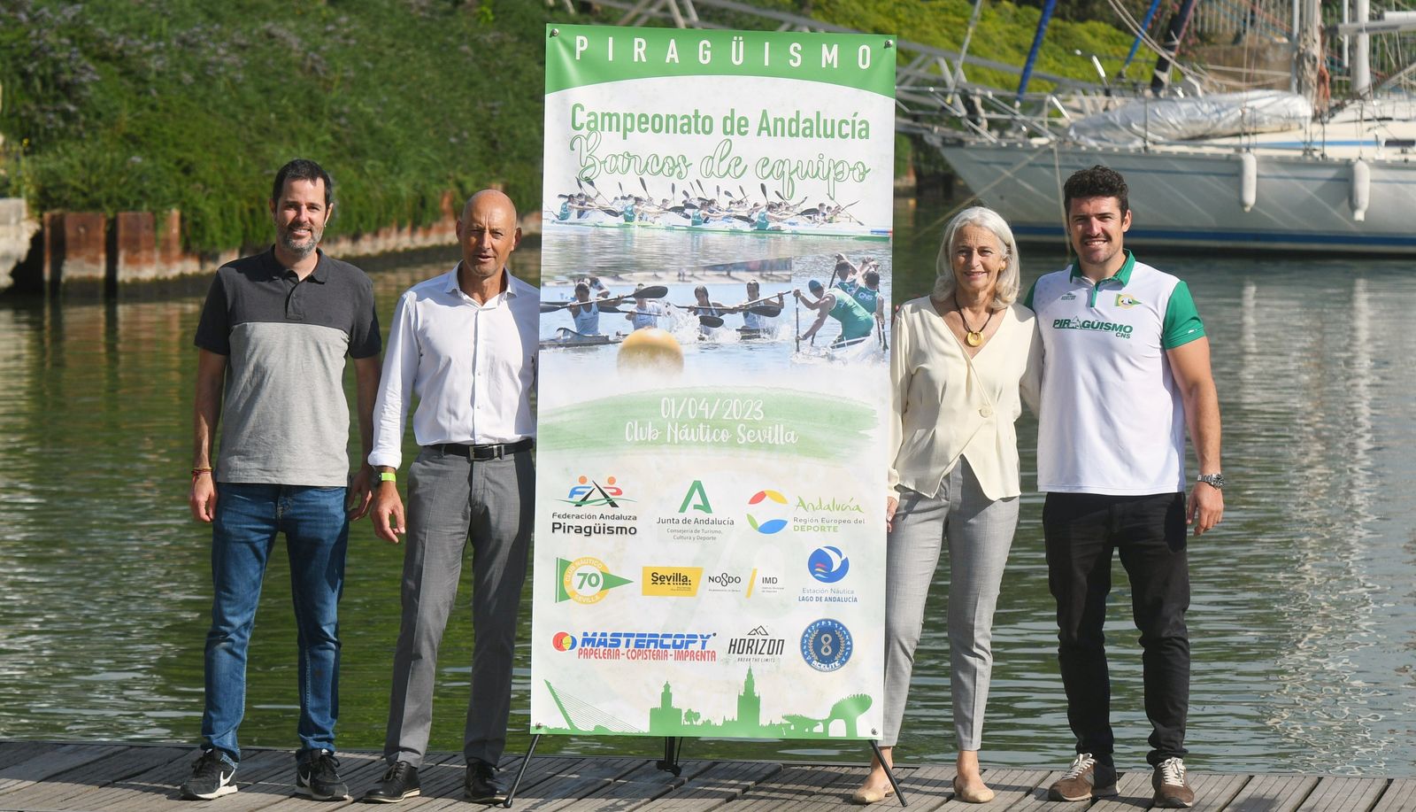 Una imagen de la presentación en el Club Náutico.