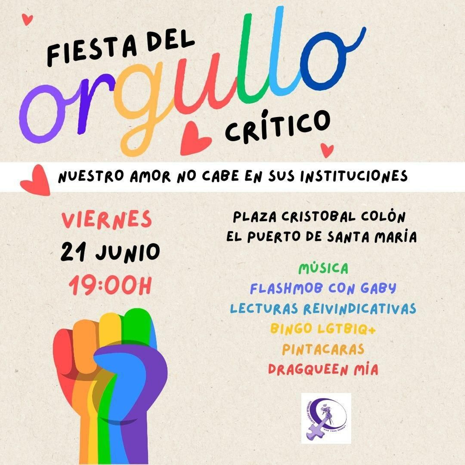 El cartel anunciador del evento