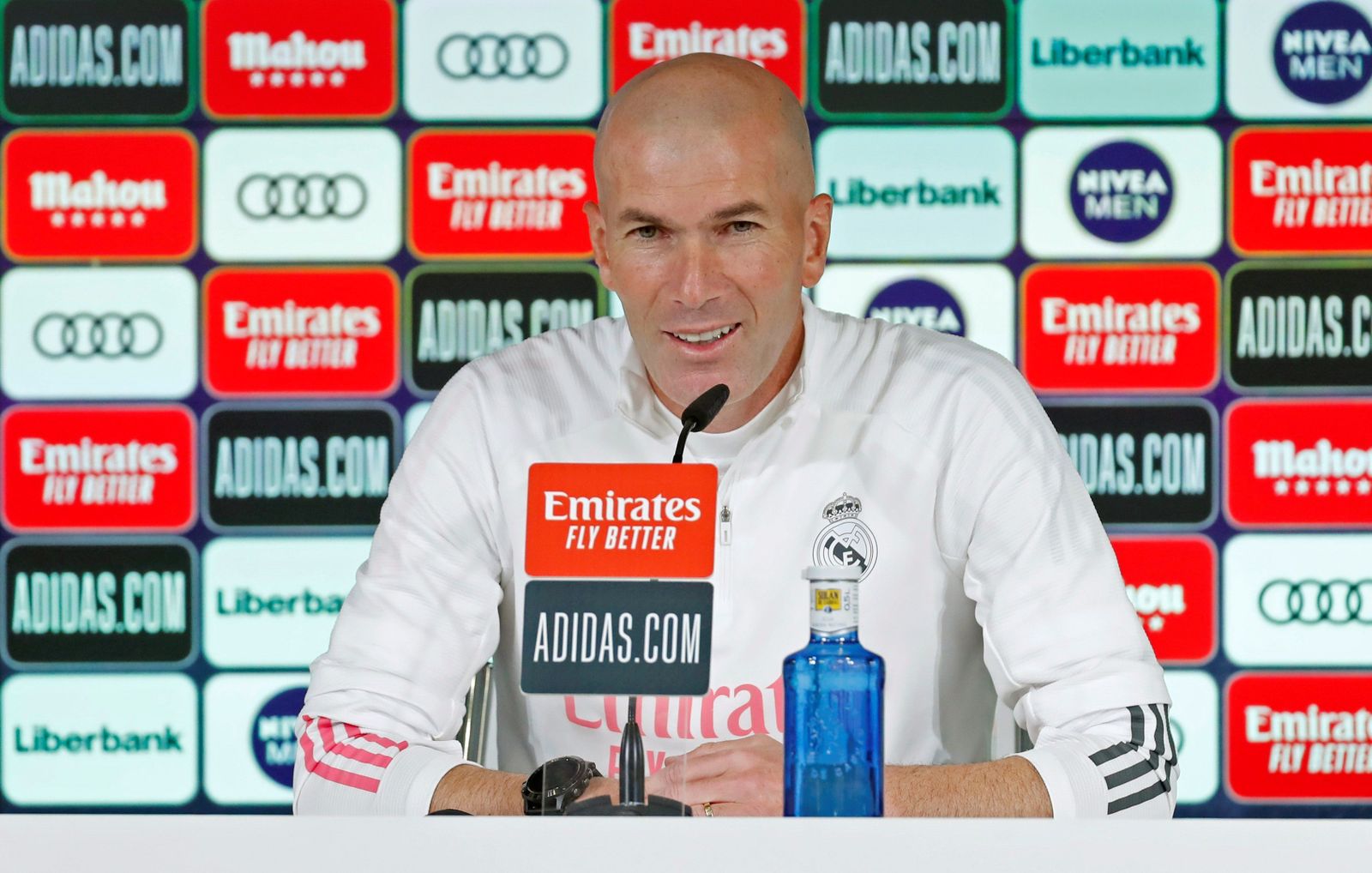 Zinedine Zidane, en una reciente rueda de prensa.