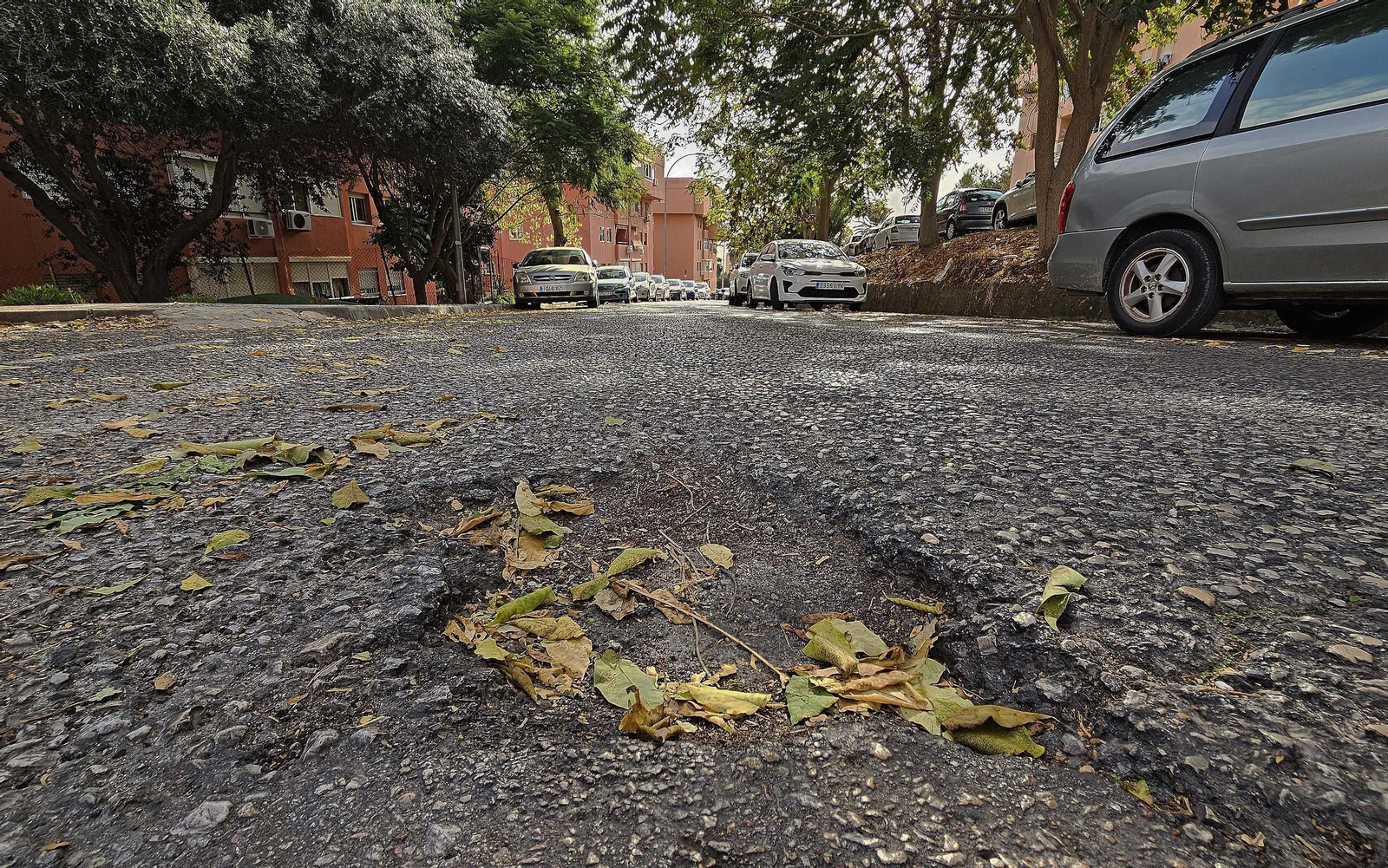 Fotos de los desperfectos en la barriada del Liang Shan Po en Algeciras