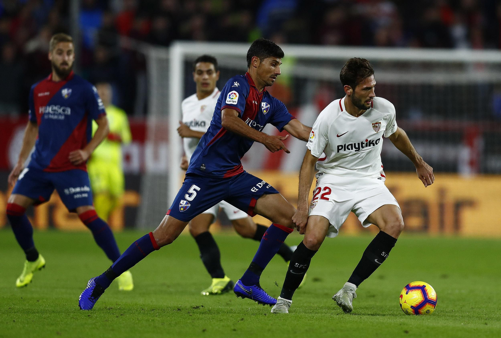 El Sevilla-Huesca, en imágenes