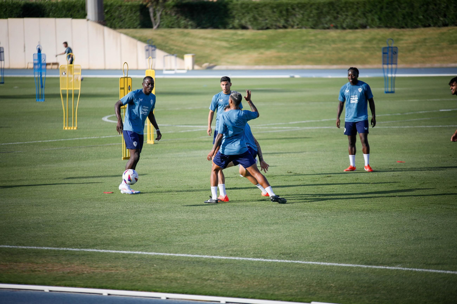 Primer entrenamiento pretemporada del Almería, en imágenes