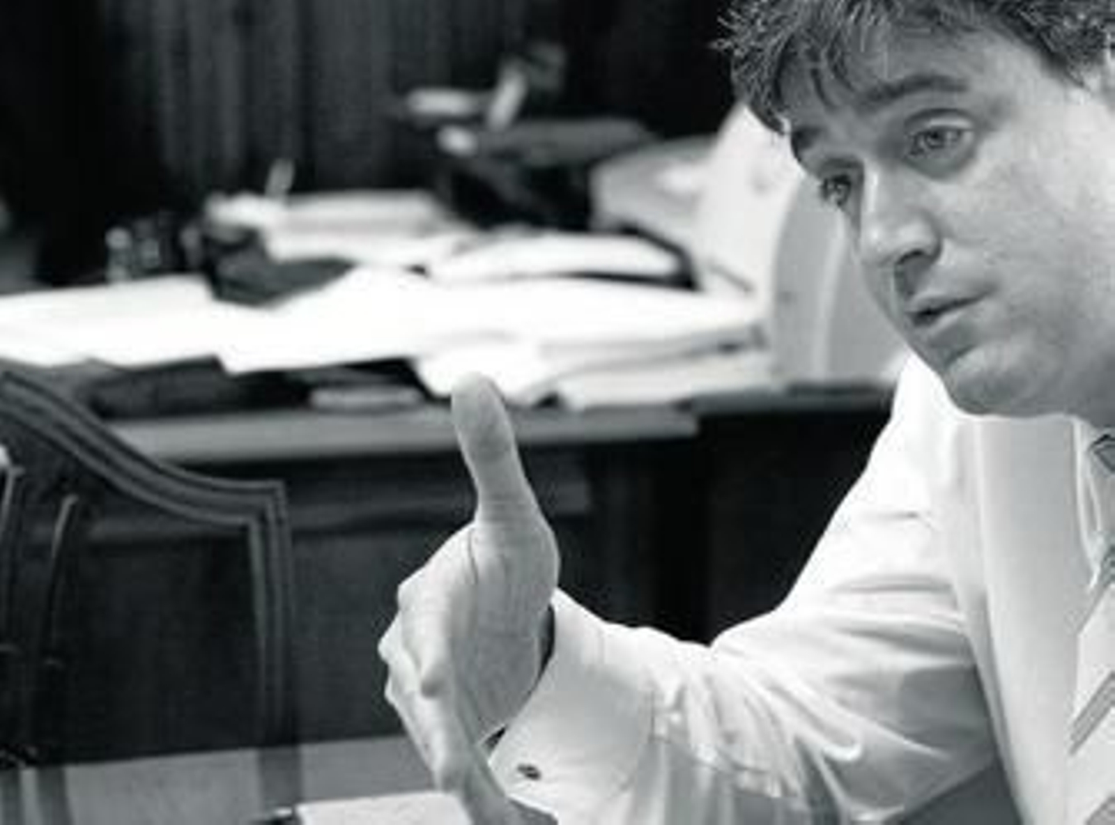 Daniel Feetham, durante una entrevista concedida a este diario.