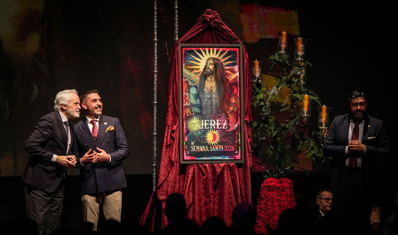 Imágenes de la presentación del cartel de la Semana Santa de Jerez 2026