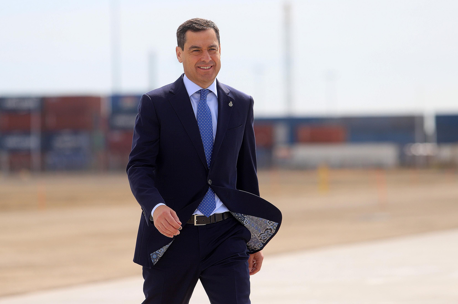 Imágenes de la inauguración de la ampliación norte del Muelle Sur del Puerto de Huelva