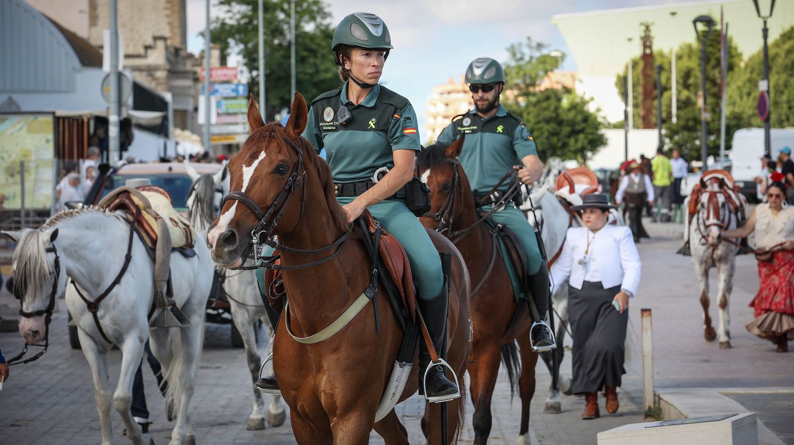 Imágenes del dispositivo en Bajo de Guía de la Guardia Civil