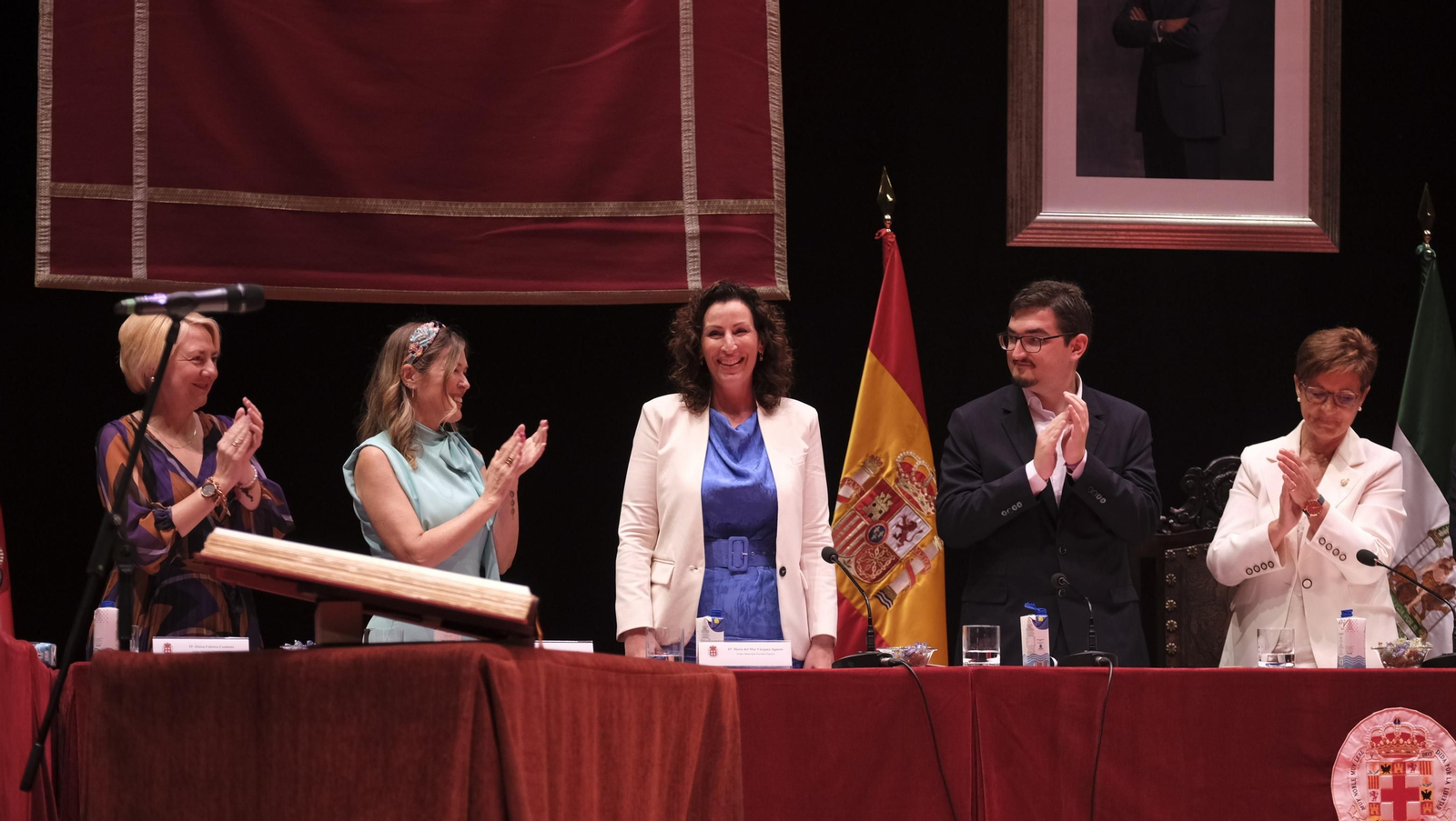 Imágenes de la constitución de la Corporación Municipal de almería, con María Vázquez como Alcaldesa
