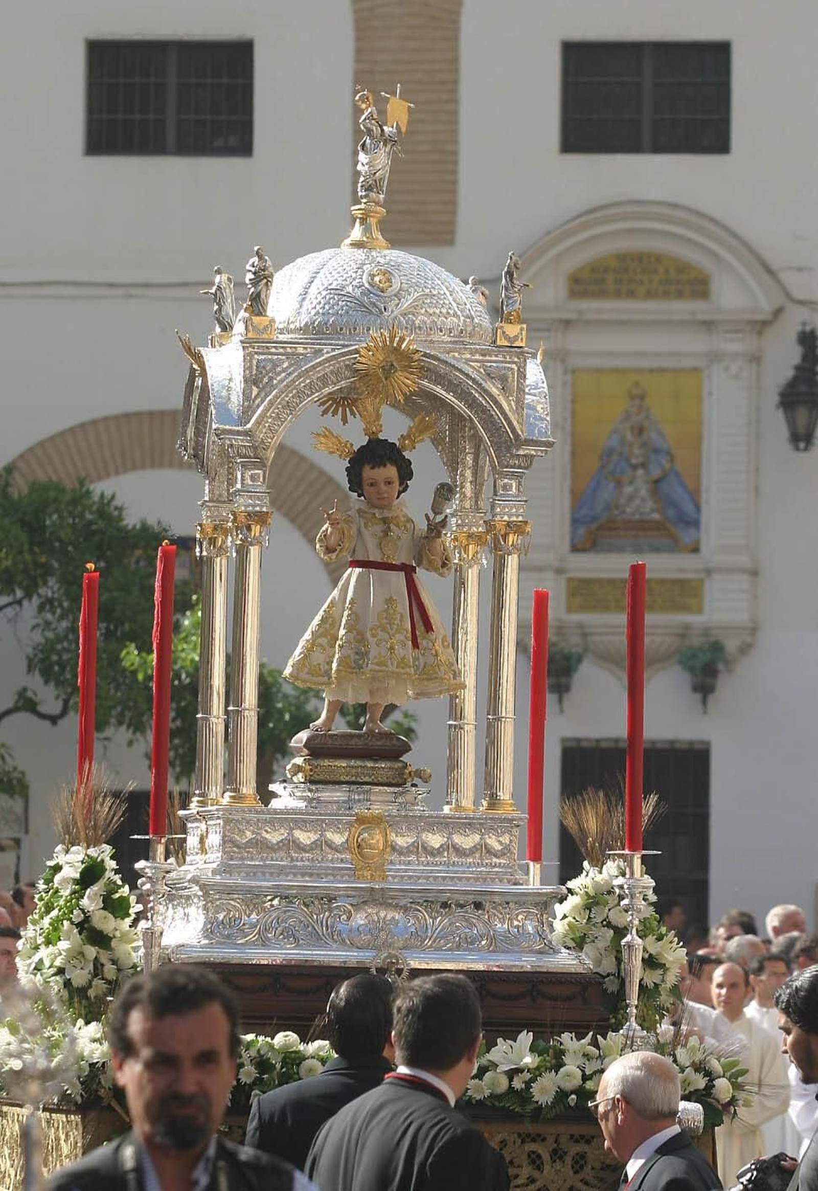 El Niño Jesús del Sagrario en la procesión del Corpus.