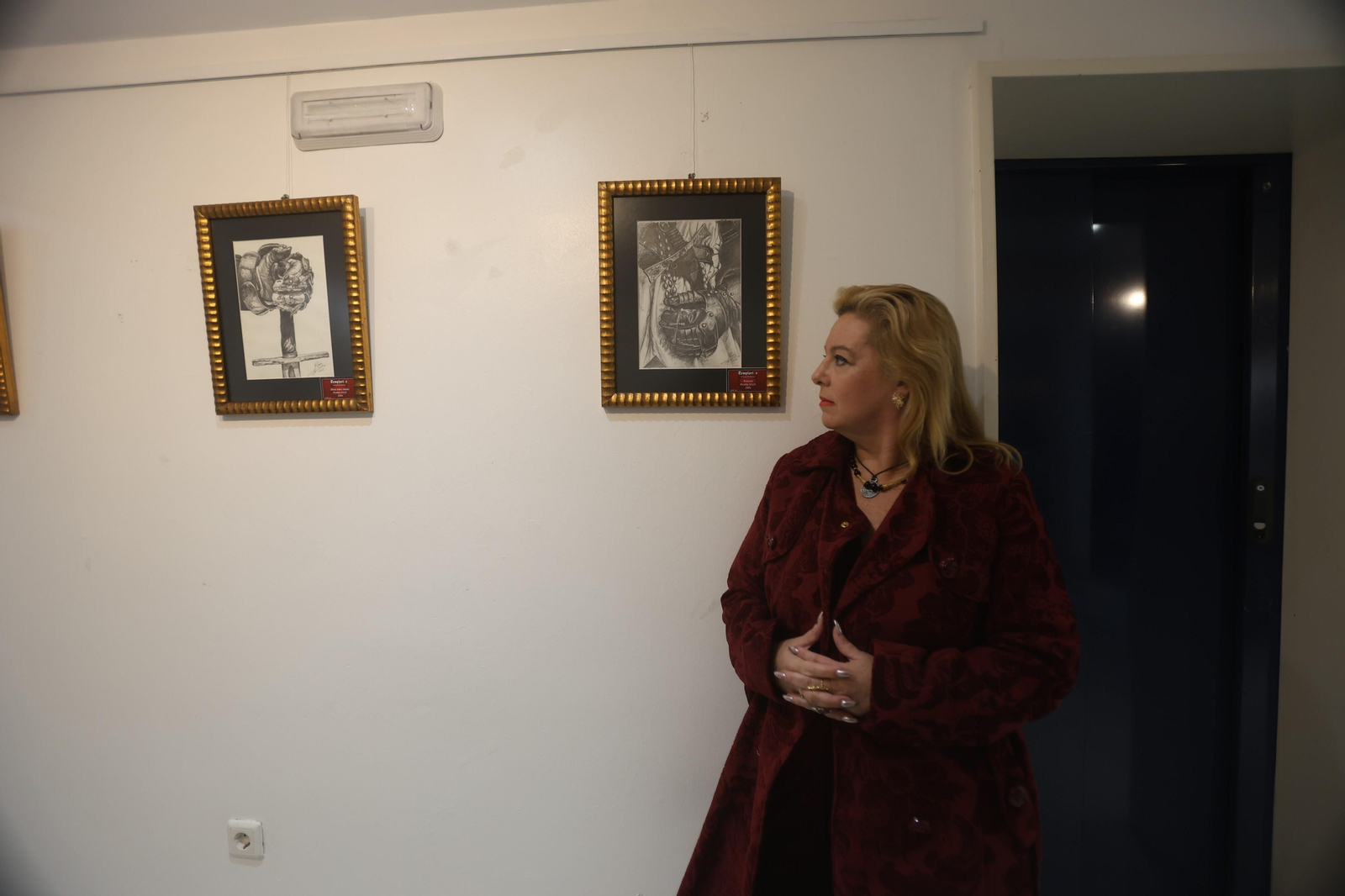 'Templarios', la exposición de Isabel Carrión en el Colegio de la Abogacía de Córdoba, en imágenes