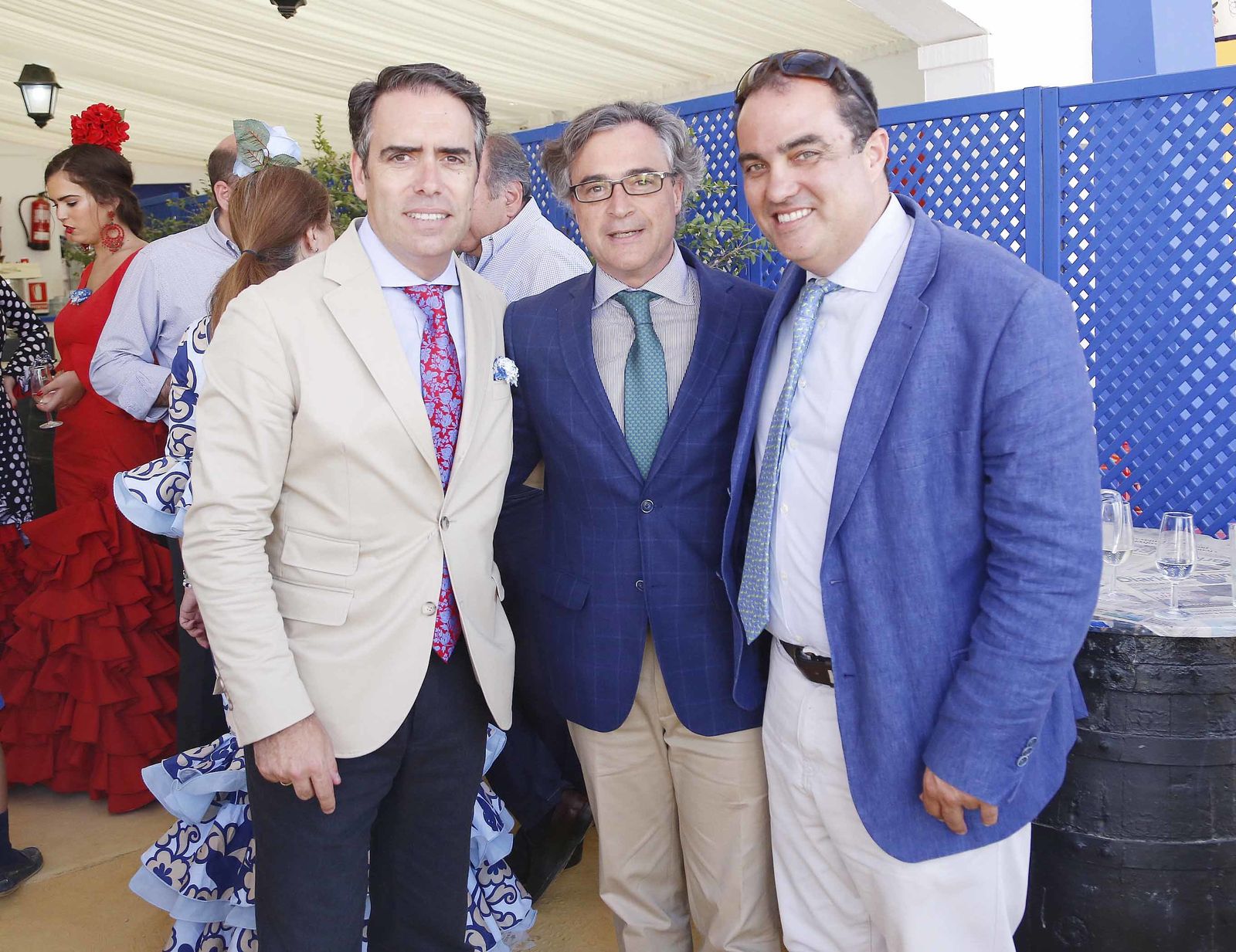 Rafael Navas, Juan Carlos Camas y David Fernández.
